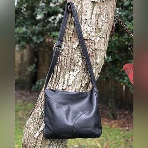 J. Jill black leather crossbody